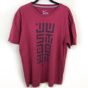 Nike ‘just do it’ logo tribal graphic tee